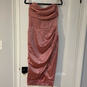 REVOLVE strapless corset top cocktail dress *new w tags*